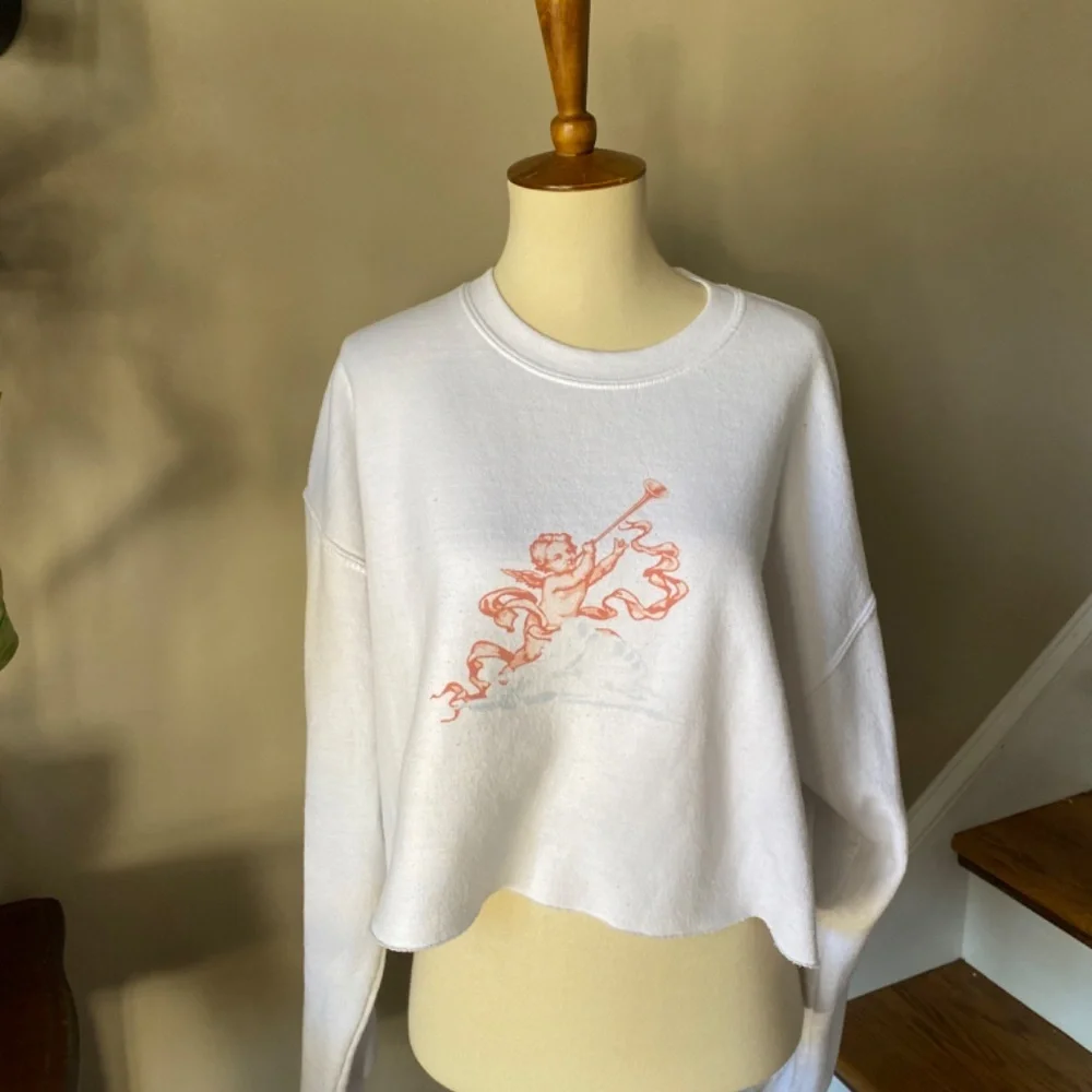 NastY Gal Such A Cherub Cropped Sweater Large - Picture 7 of 9